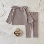 Taupe Ruffle Set
